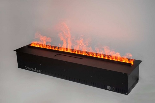 Электроочаг Schönes Feuer 3D FireLine 1000 Pro со стальной крышкой в Ангарске