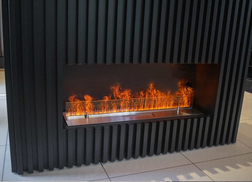 Электроочаг Schönes Feuer 3D FireLine 1000 со стальной крышкой в Ангарске
